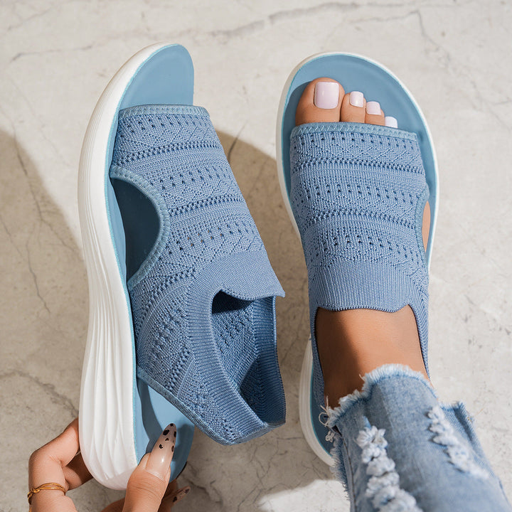 Aerin - Sandali con plateau imbottiti