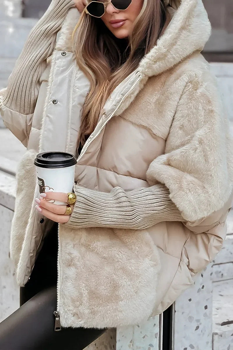 Audra - Giacca invernale imbottita con cappuccio