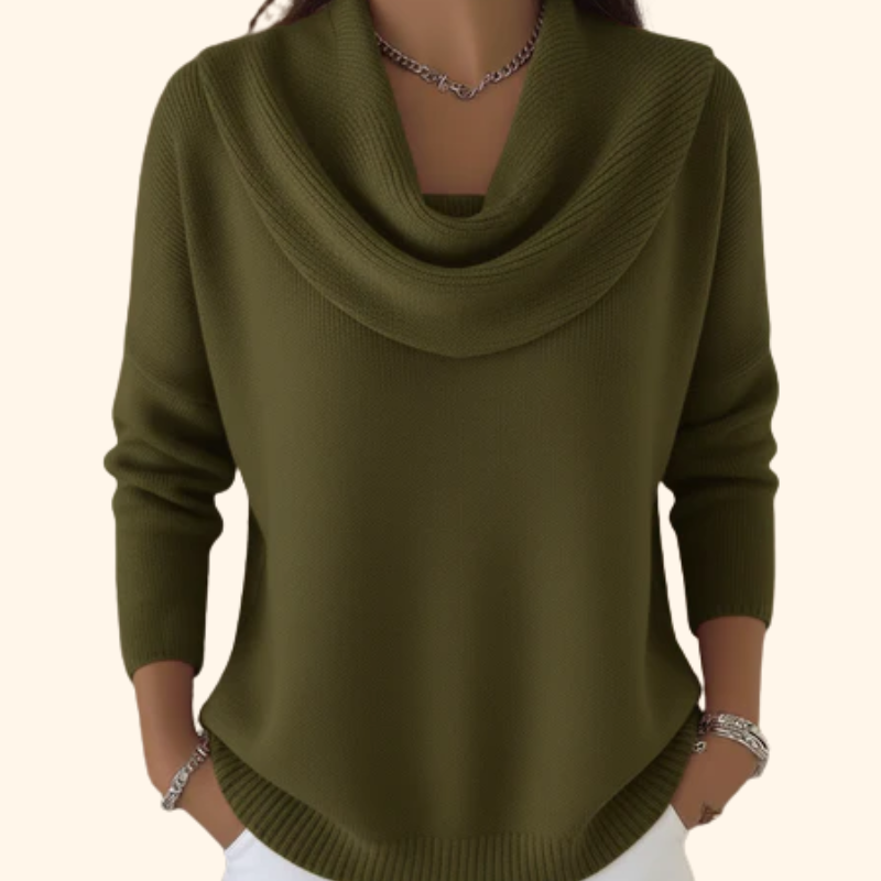 Mirelia - Maglione con collo ad anello