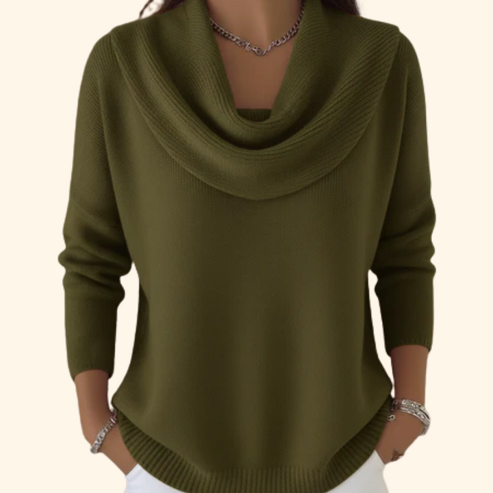 Mirelia - Maglione con collo ad anello