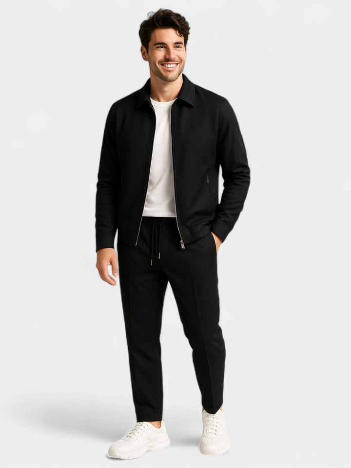 Kirkby - Tailleur pantalone sartoriale in stretch morbido