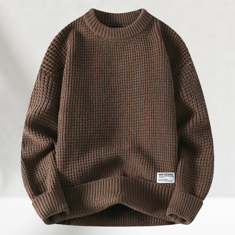 Eldric - Maglione girocollo a nido d’ape