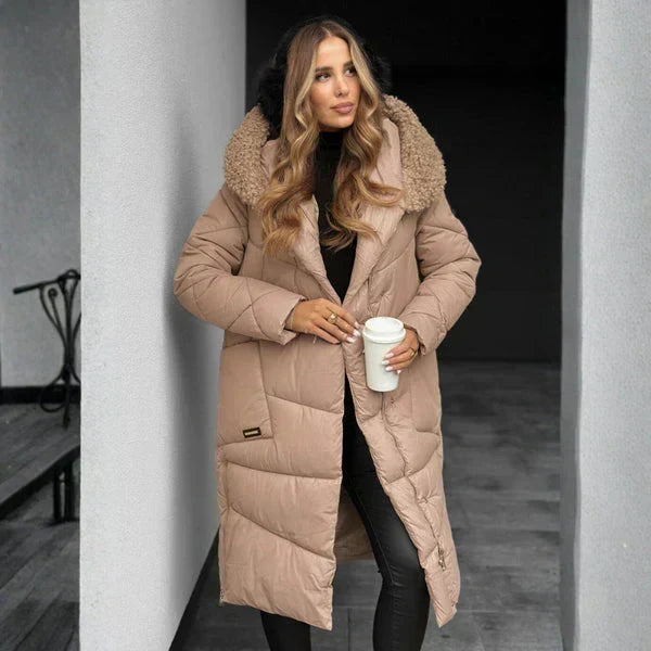 Norelline - Cappotto trapuntato con cappuccio