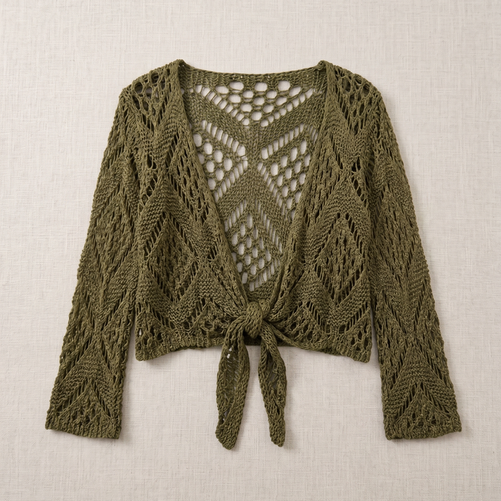 Aravelle - Cardigan traforato