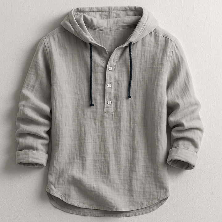 Daelor - Camicia con cappuccio morbida al tatto