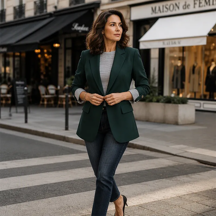 Neravelle - Blazer sartoriale con maniche arrotolate