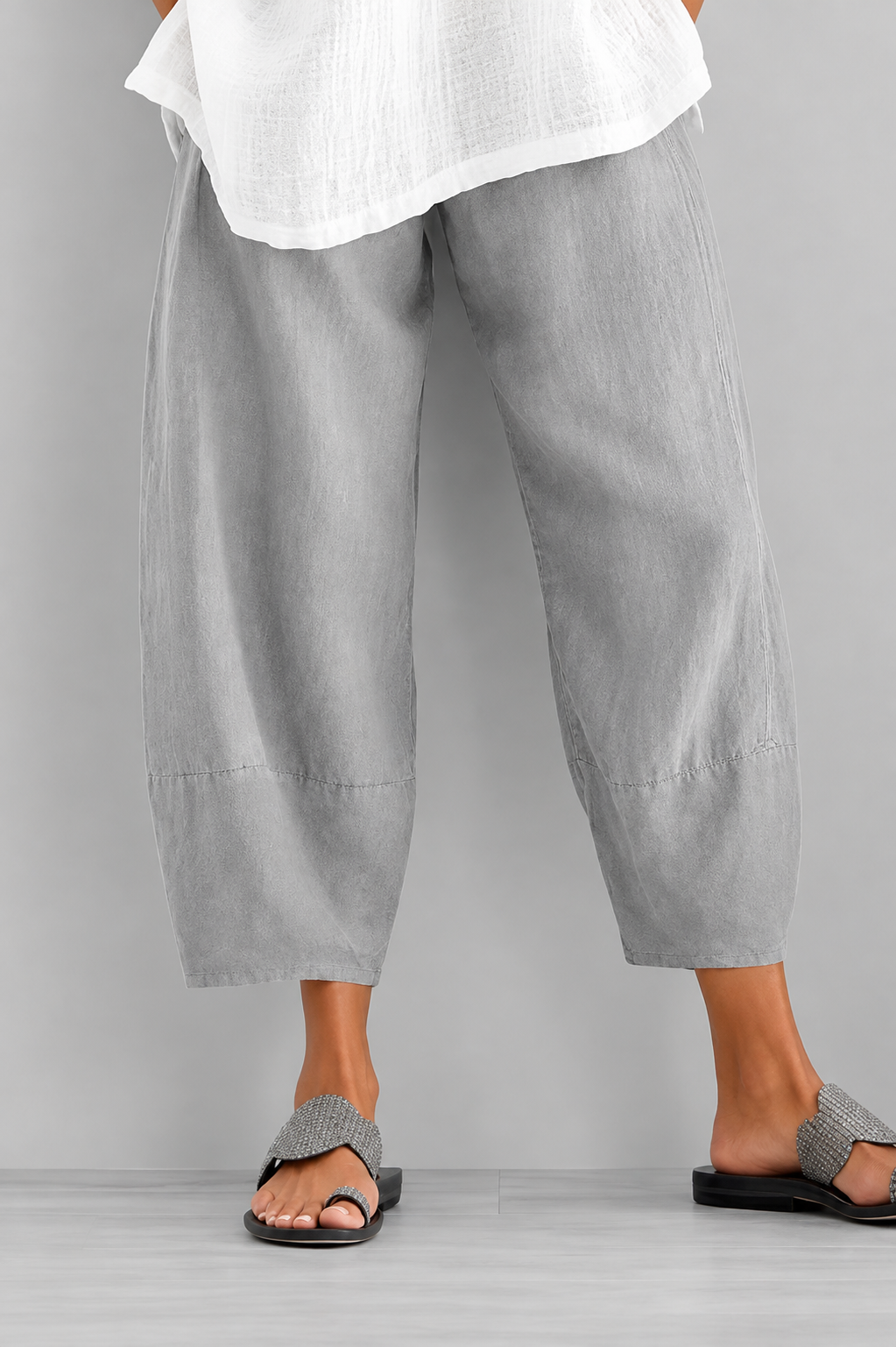 Eulorine - Pantaloni a gamba larga morbidi al tatto