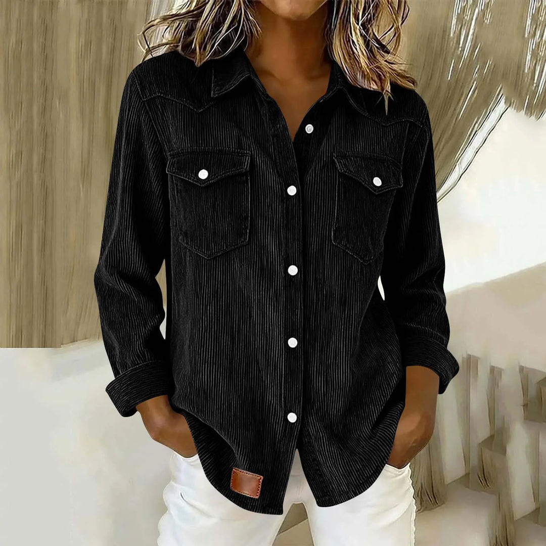 Loredana - Camicia a bottoni dalla mano morbida
