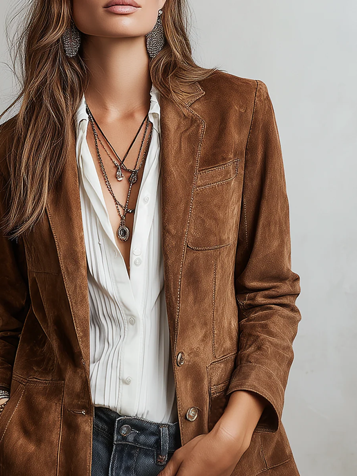 Mirevalle - Blazer su misura in velluto vintage