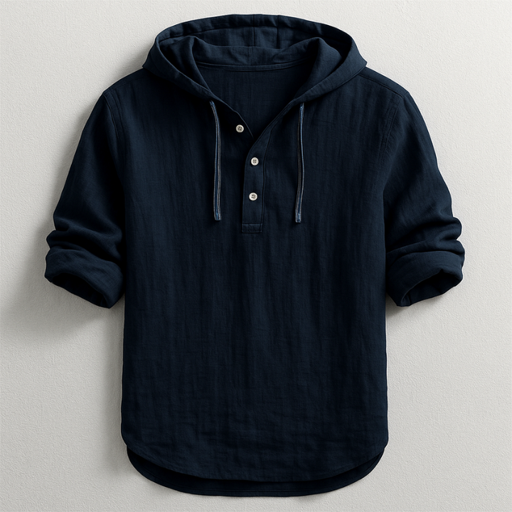 Daelor - Camicia con cappuccio morbida al tatto