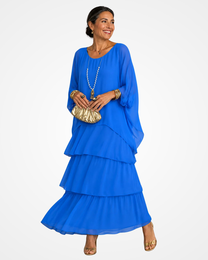 Sylvia - Abito maxi fluido soft touch
