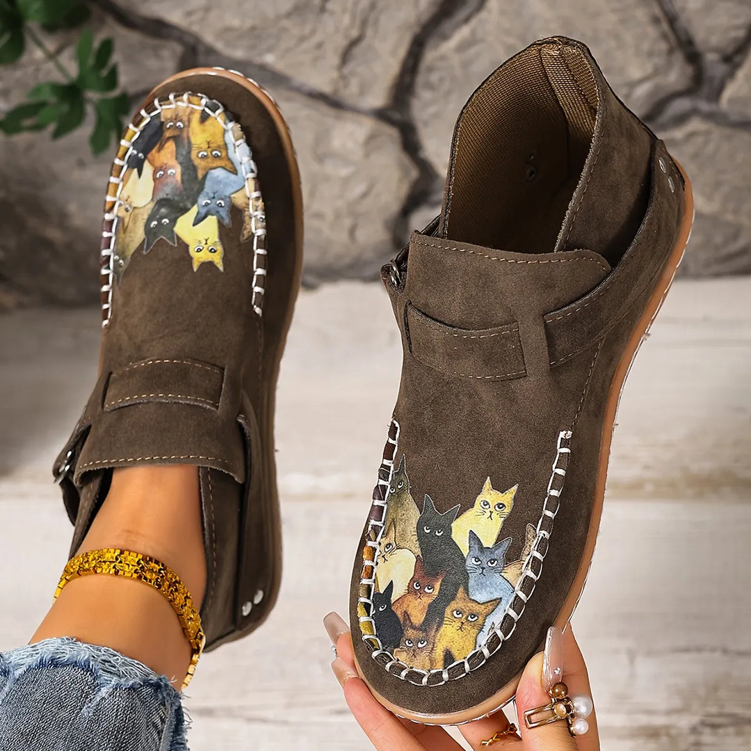 Cara - Mocassini comodi con dettaglio a fibbia