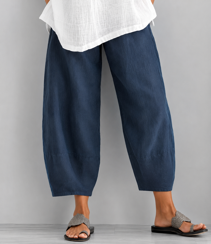 Eulorine - Pantaloni a gamba larga morbidi al tatto