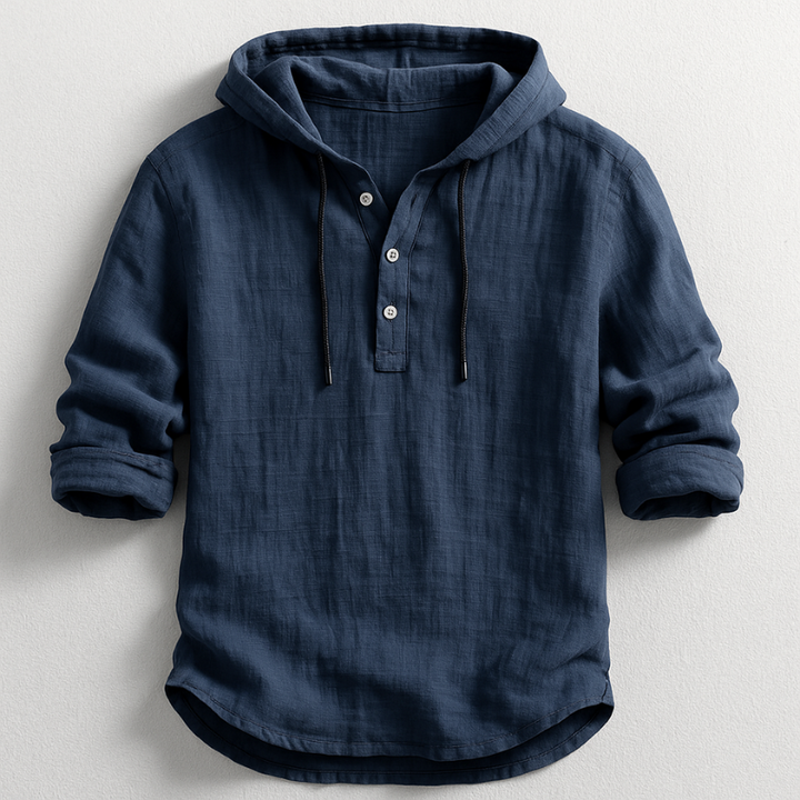 Daelor - Camicia con cappuccio morbida al tatto