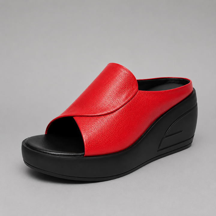 Alcinia - Sandali a infilare con zeppa e supporto