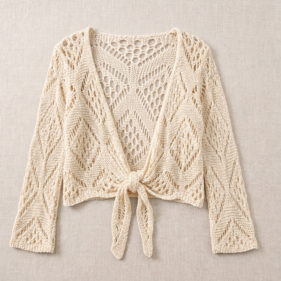 Aravelle - Cardigan traforato