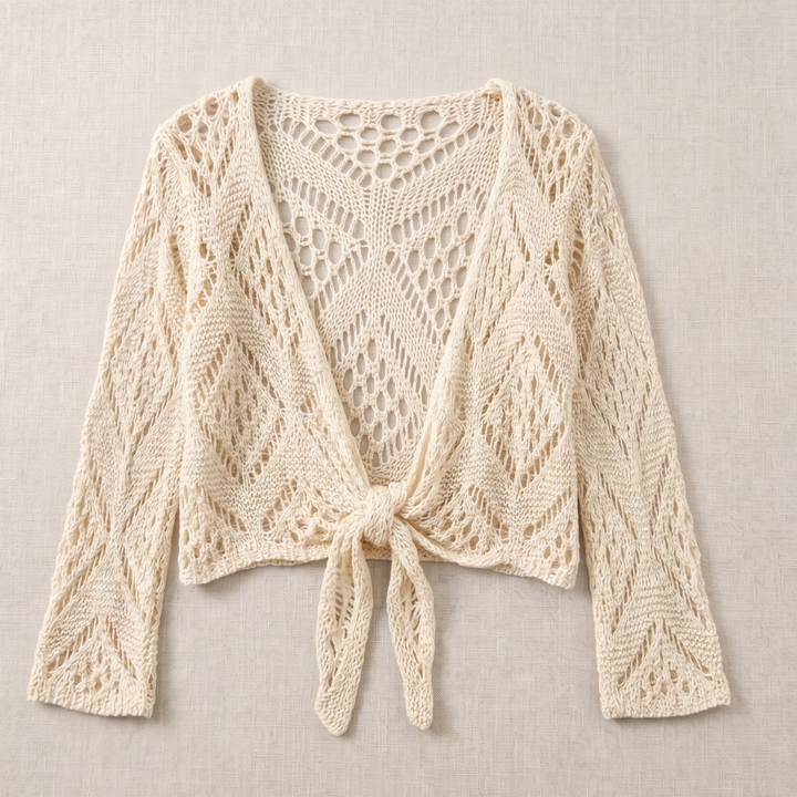 Aravelle - Cardigan traforato