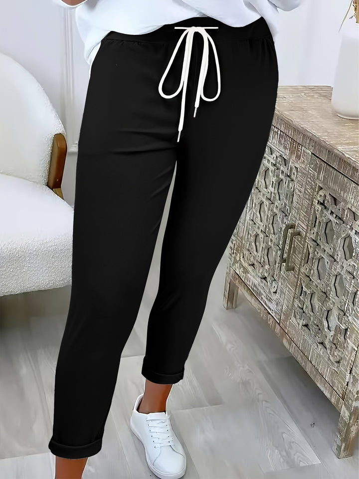 Tansy - Pantaloni stretch con coulisse su misura