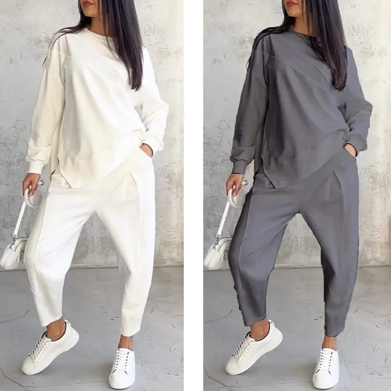 Eulavie - Coordinato loungewear oversize dal tocco morbido