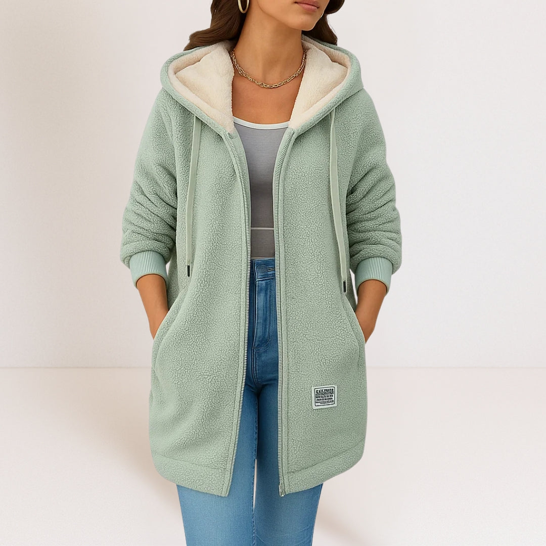 Rosie - Giacca con cappuccio dal tocco morbido