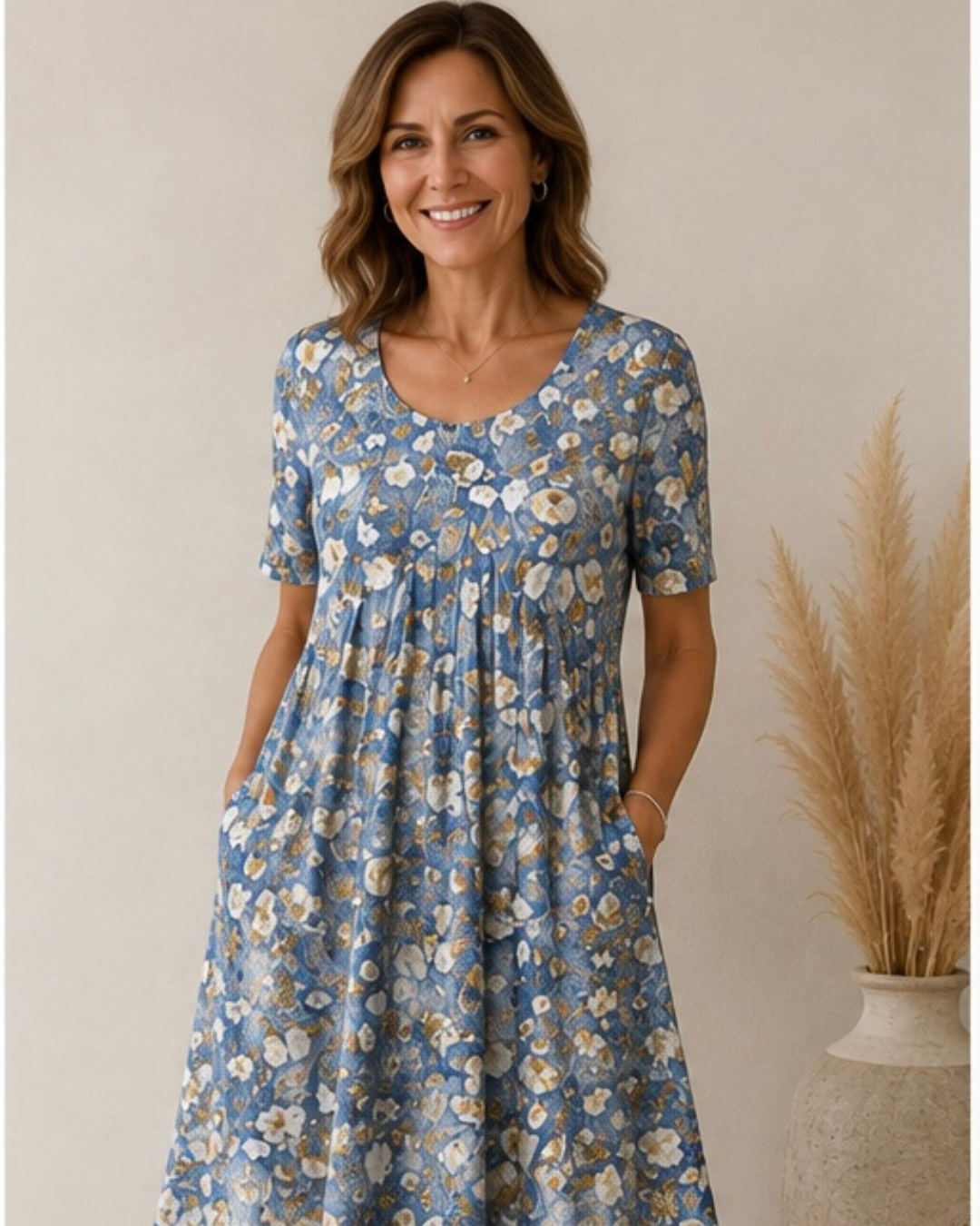 Ailith - Abito drappeggiato soft touch