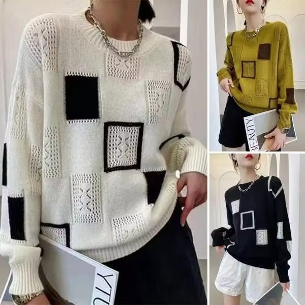 Adorelle - Maglione patchwork artistico