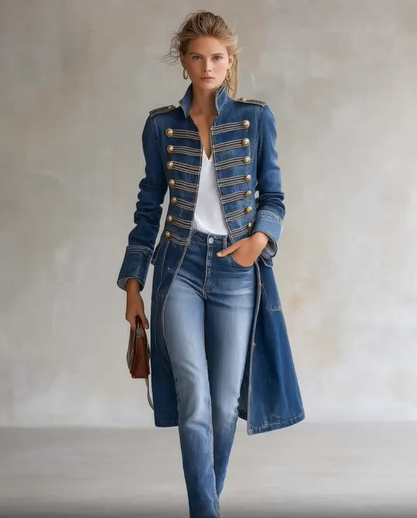 Carisanne - Cappotto militare lungo pesante