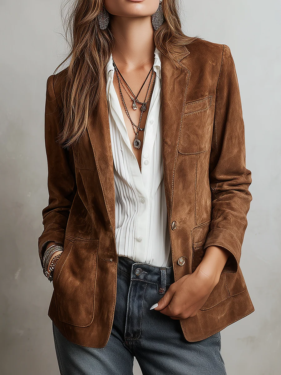 Mirevalle - Blazer su misura in velluto vintage