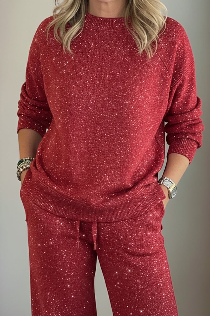 Celia - Completo giacca e pantaloni con finitura cangiante