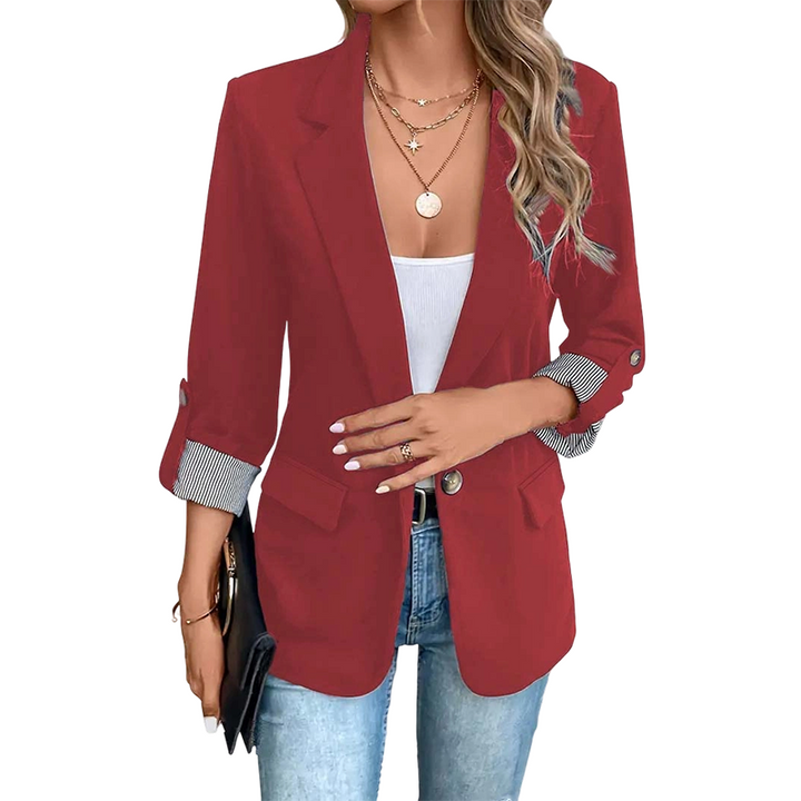 Neravelle - Blazer sartoriale con maniche arrotolate