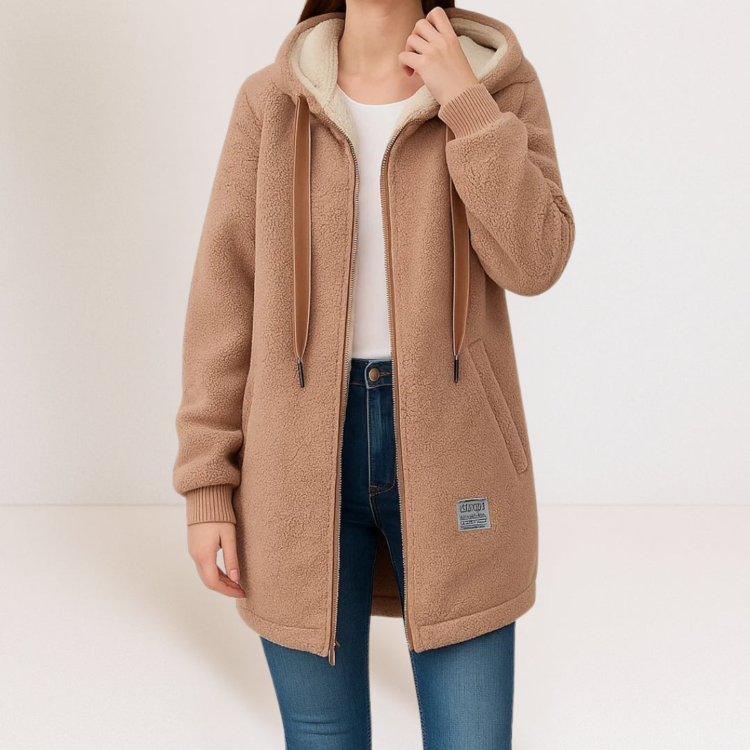 Rosie - Giacca con cappuccio dal tocco morbido