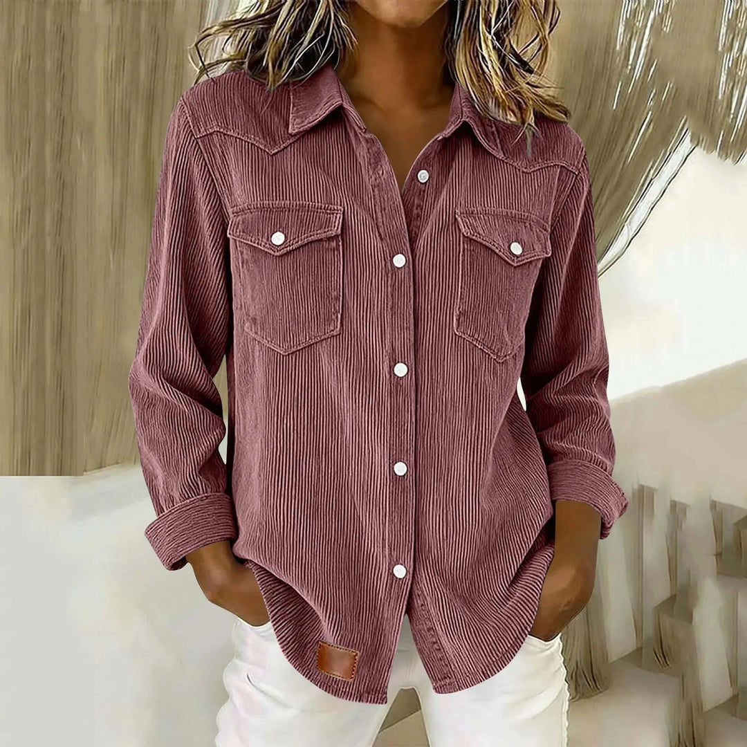 Loredana - Camicia a bottoni dalla mano morbida