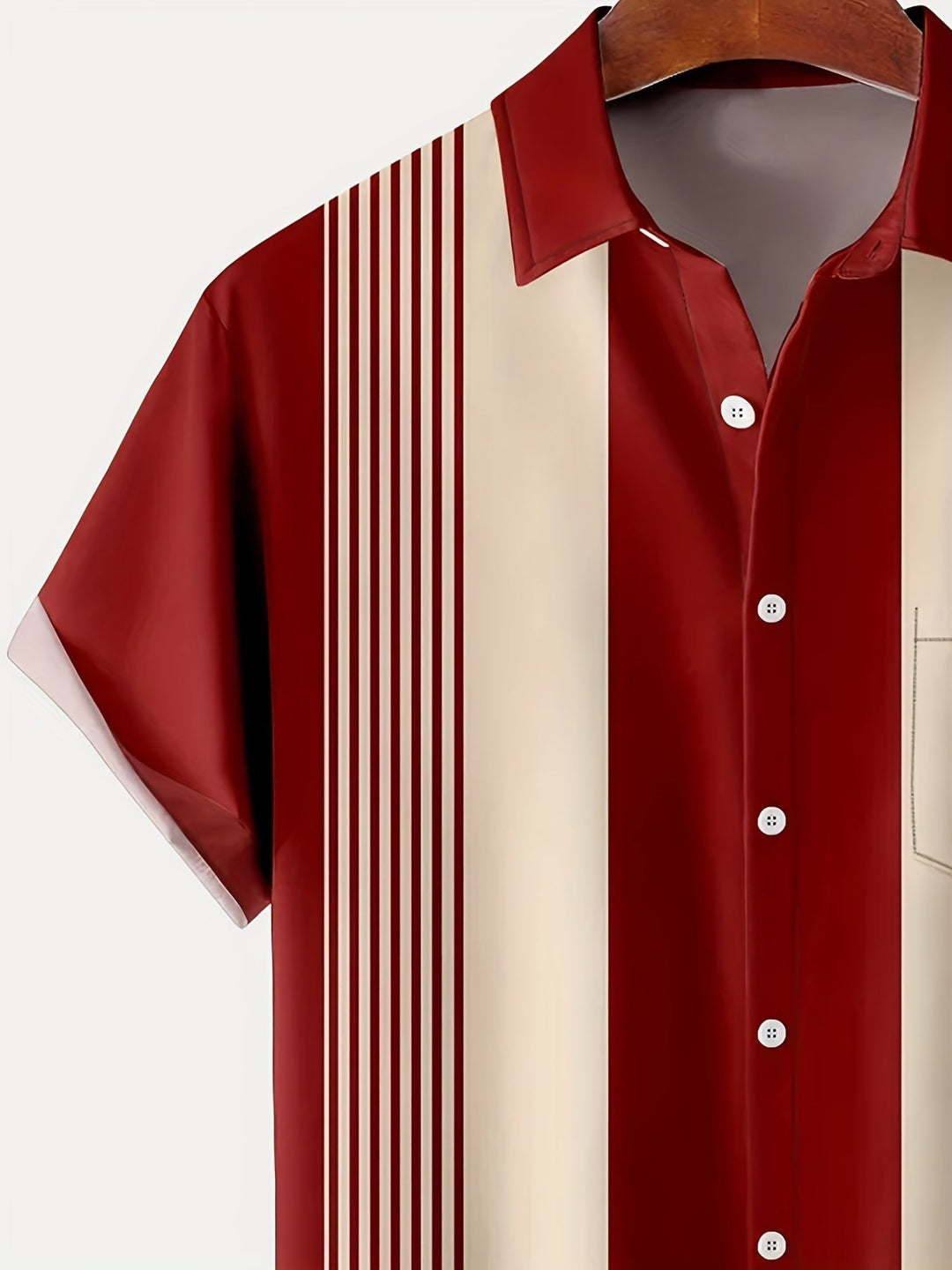 Morpeth - Camicia a righe vintage con bottoni