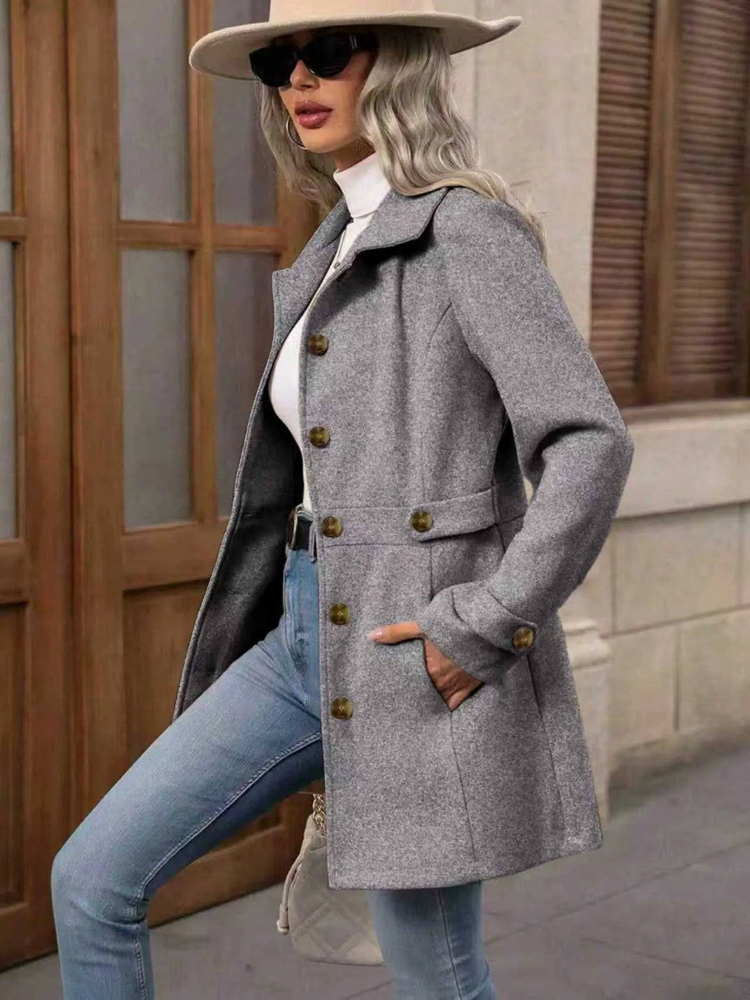 Bellona - Cappotto sartoriale con cintura