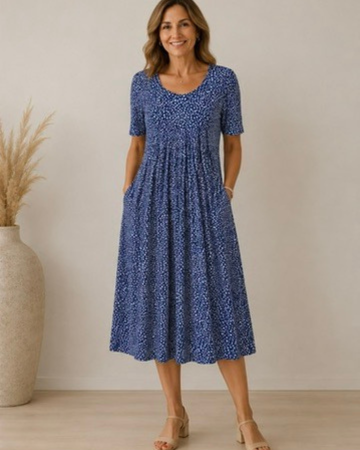 Ailith - Abito drappeggiato soft touch