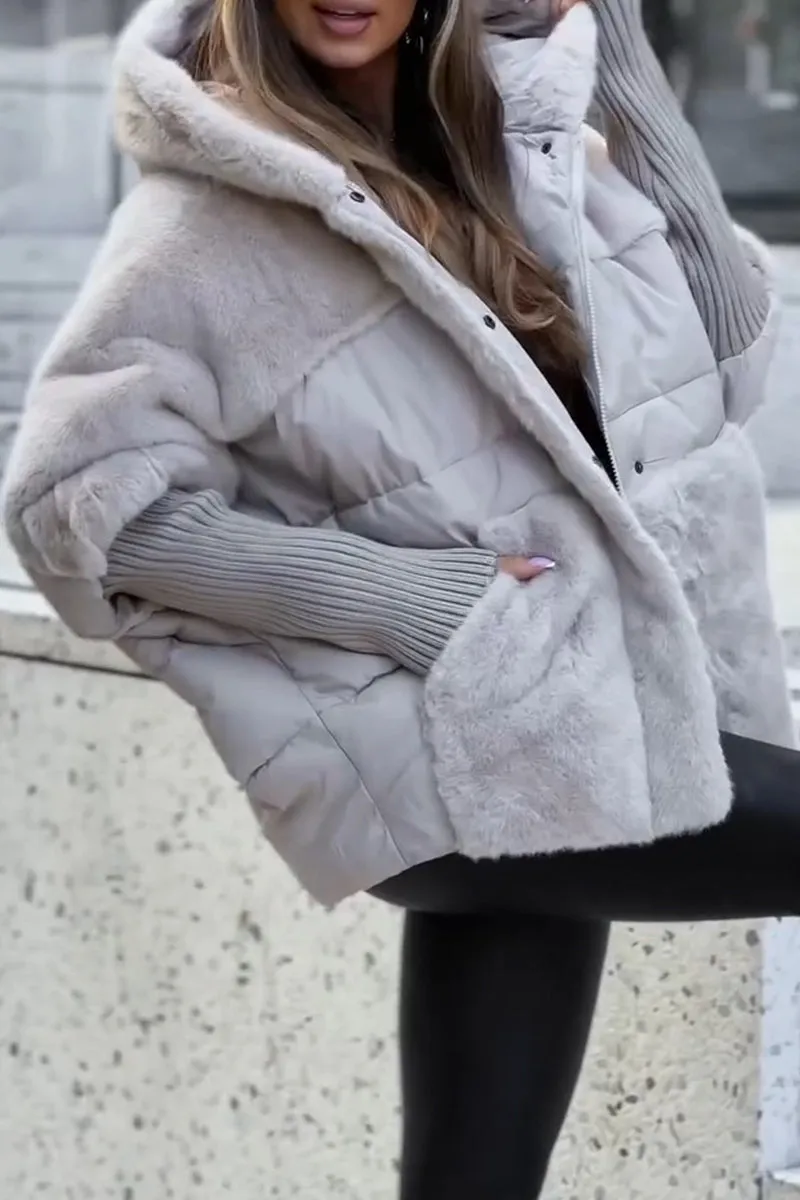 Audra - Giacca invernale imbottita con cappuccio