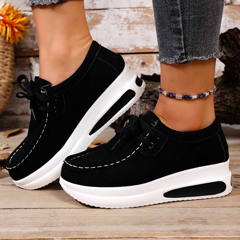 Eirwen - Sneakers con suola platform ammortizzata e lacci