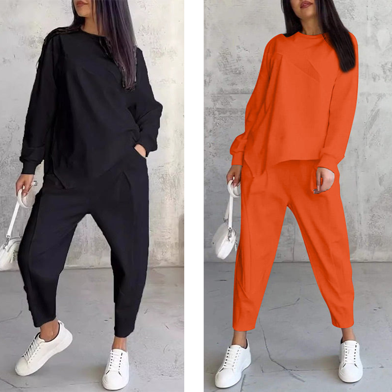 Eulavie - Coordinato loungewear oversize dal tocco morbido