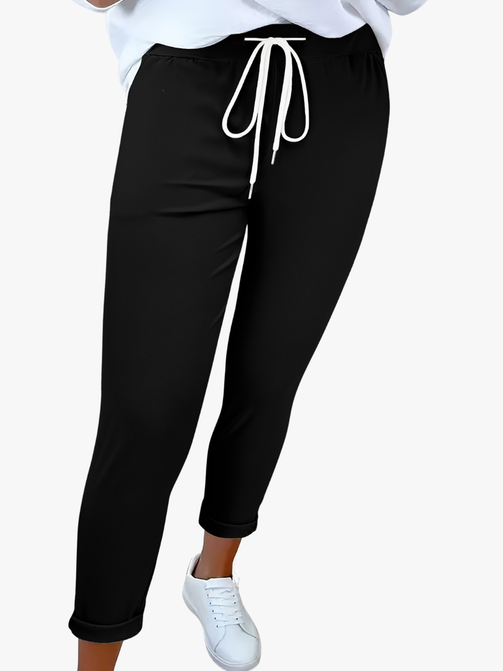 Tansy - Pantaloni stretch con coulisse su misura