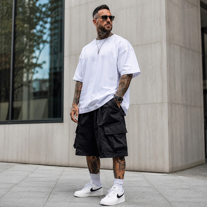 Ashridge - Pantaloni cargo morbidi al tatto