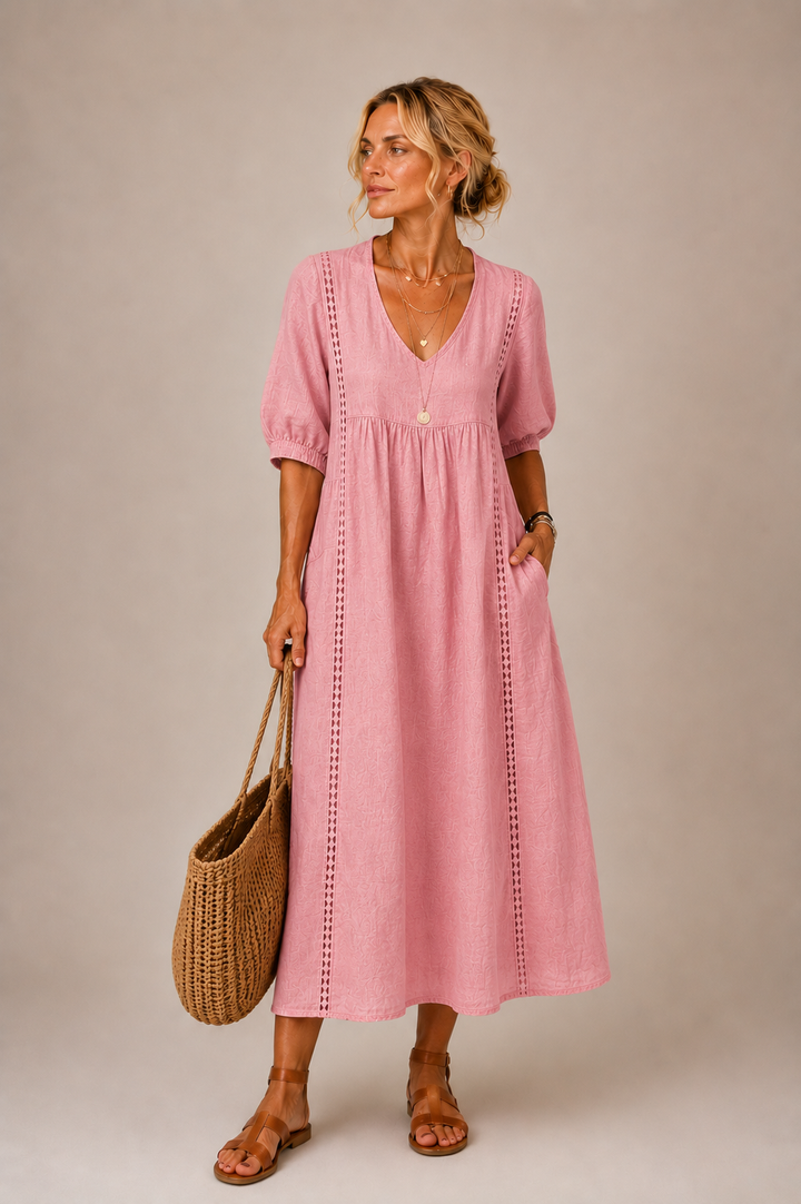 Serenia - Blusa leggera con pizzo
