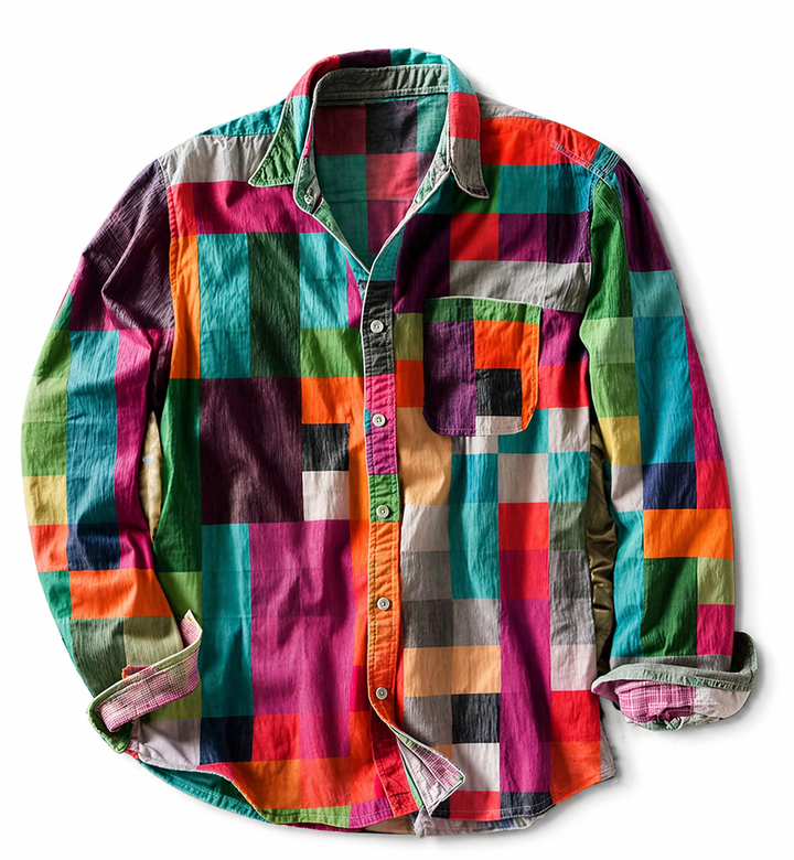 Daelmont - Camicia a maniche lunghe con vestibilità rilassata