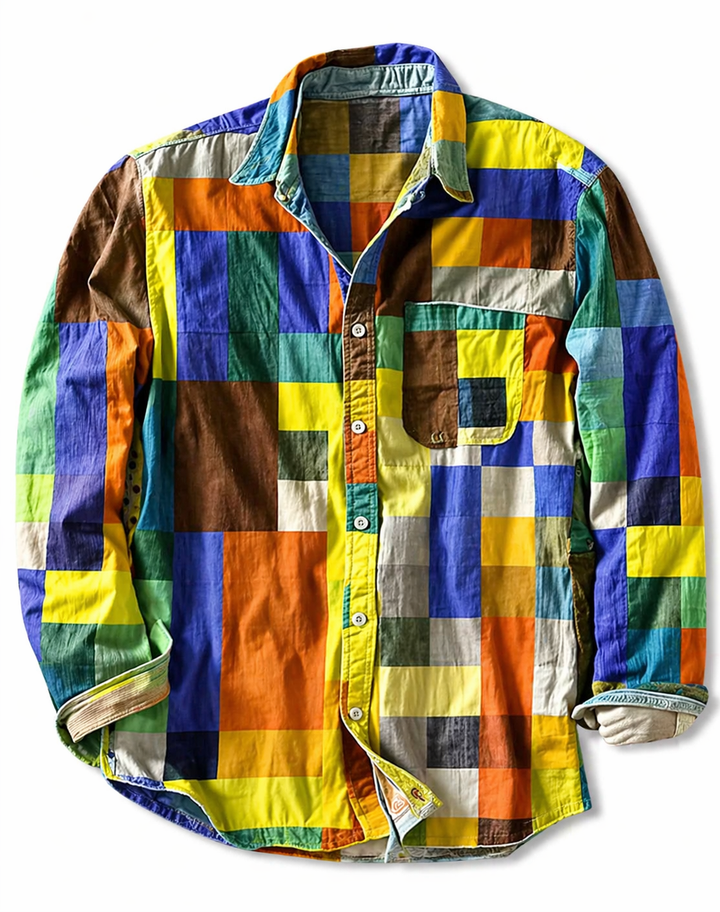 Daelmont - Camicia a maniche lunghe con vestibilità rilassata