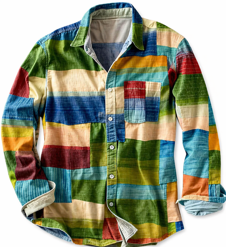 Daelmont - Camicia a maniche lunghe con vestibilità rilassata