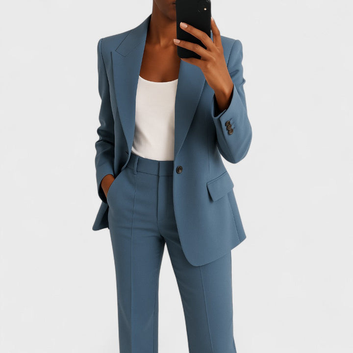 Estevia - Tailleur pantalone monopetto su misura