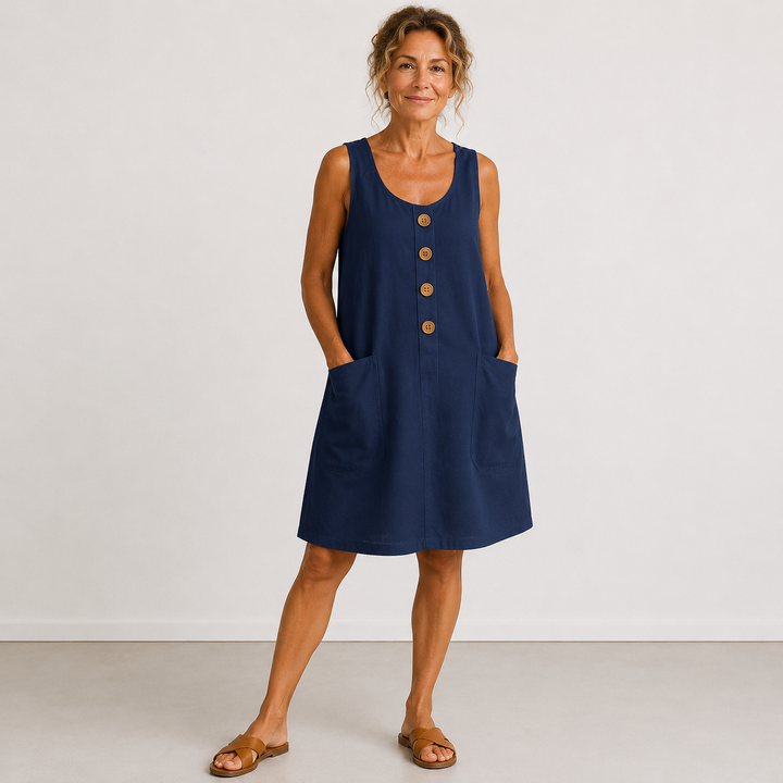 Rosamonde - Abito estivo in lino leggero