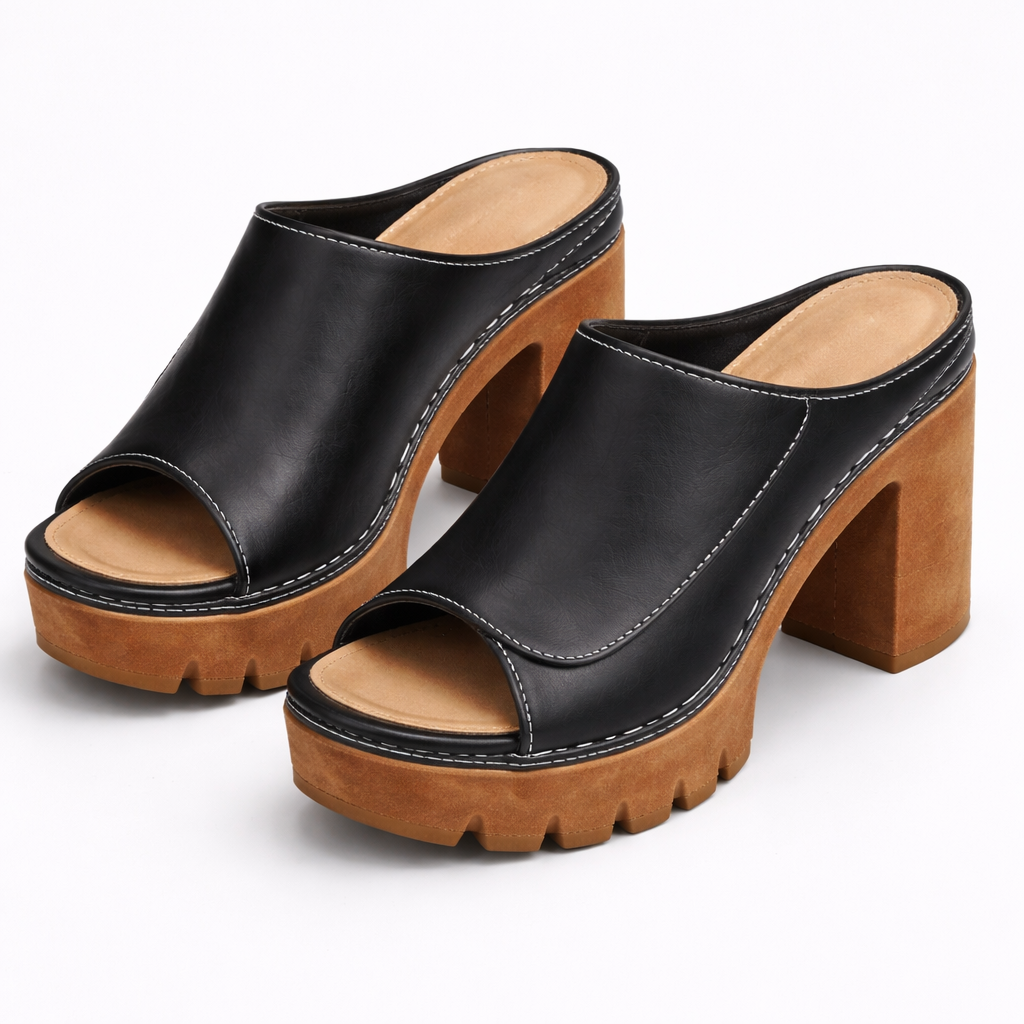 Melisande - Tacchi con plateau lucidi