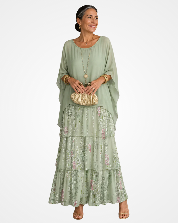 Sylvia - Abito maxi fluido soft touch