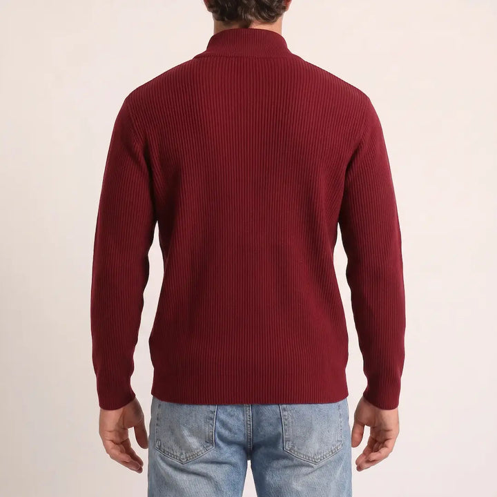 Beadlow - Maglione con mezza zip morbido al tatto