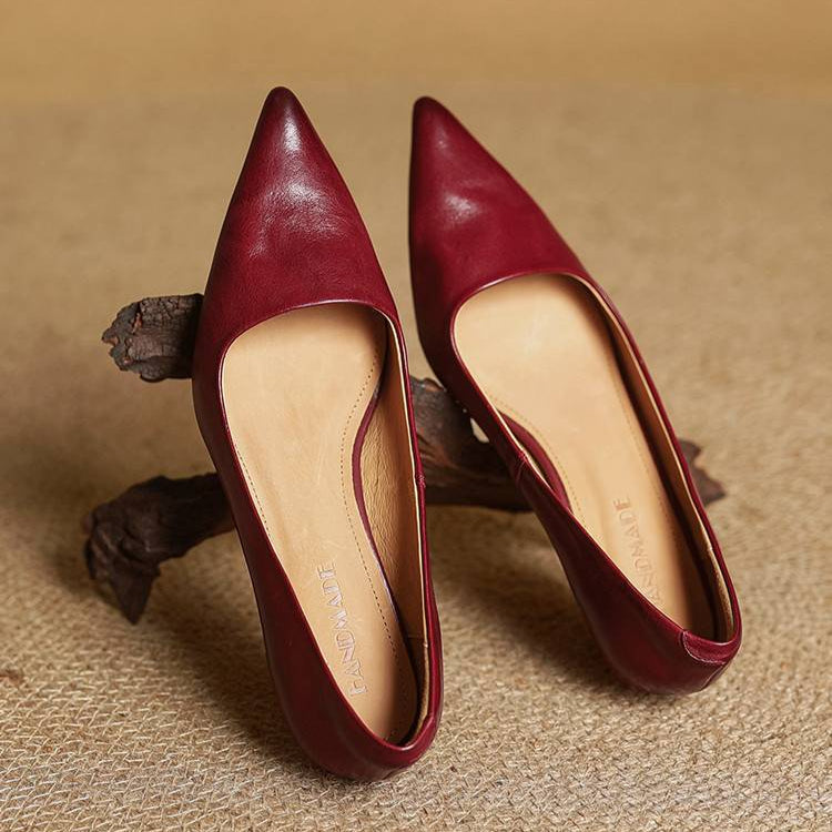 Serelina - Décolleté eleganti a punta con tacco kitten